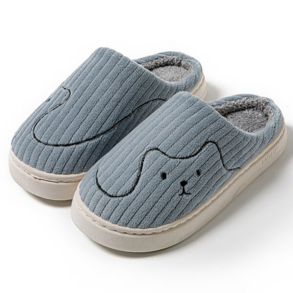 Pantofole in Peluche Morbide con Design Minimalista Gatto