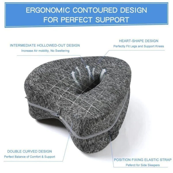 Cuscino Ergonomico in Memory Foam per il Supporto delle Ginocchia