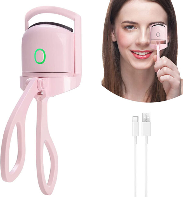 Arricciaciglia Eyelash Curler Elettrico Portatile Riscaldato - Ciglia Lunghe e Durature - Ricaricabile e Facile da Usare Non categorizzato