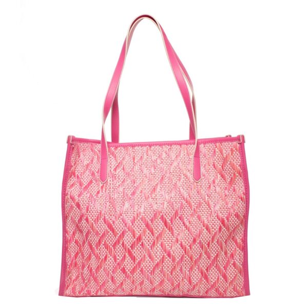 U.S. Polo Assn Borsa a Spalla con Motivo a Zig-Zag e Dettagli Rosa Borse a spalla, Donna