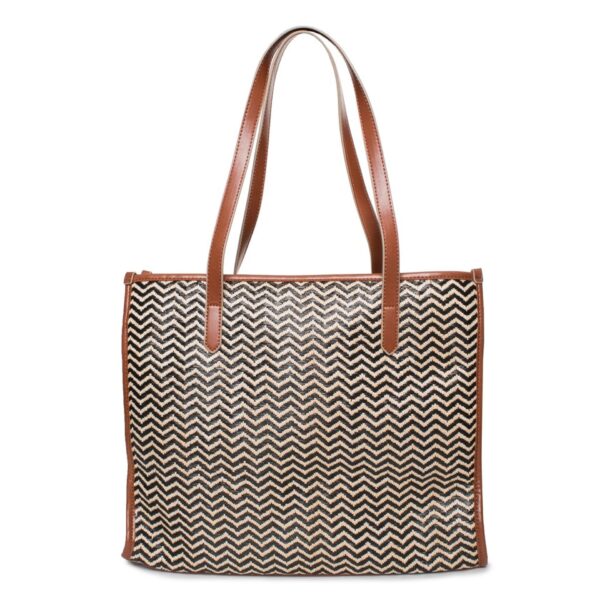 U.S. Polo Assn Borsa a Spalla con Motivo a Zig-Zag e Dettagli Marroni Borse a spalla, Donna