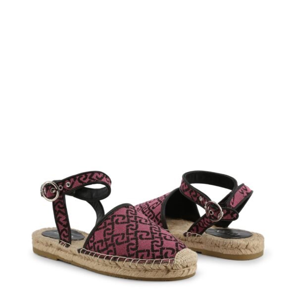 Liu Jo Espadrillas fucsia con cinturino alla caviglia e stampa monogram Scarpe - immagine 2