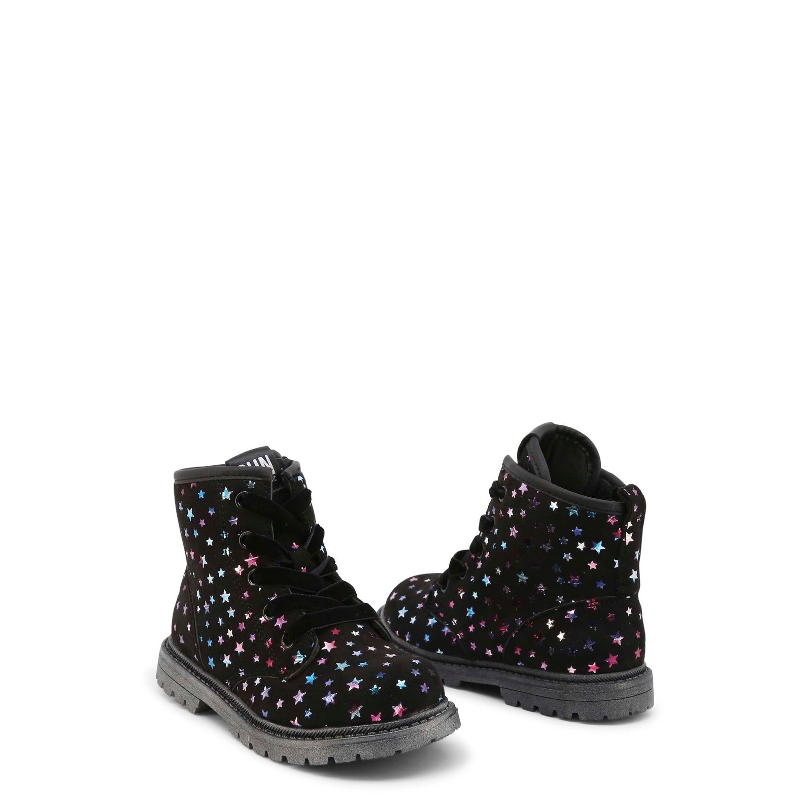 Shone Anfibio bimba con punta tonda e stelline multicolor Stivaletti - immagine 2