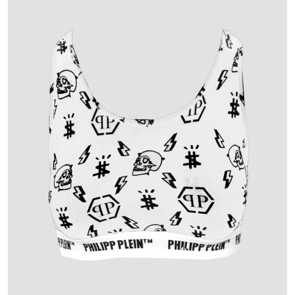 Philipp Plein Top Bianco Donna Top