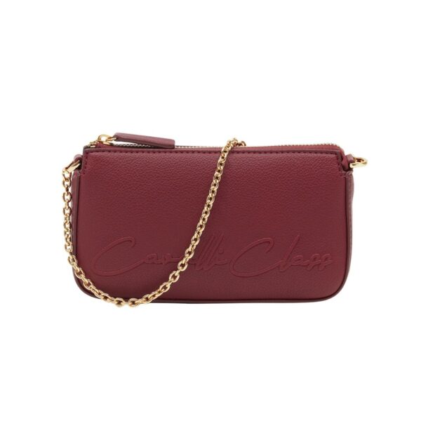 Cavalli Class Borsa Burgundy con Catena e Dettagli Eleganti Borse a spalla, Donna