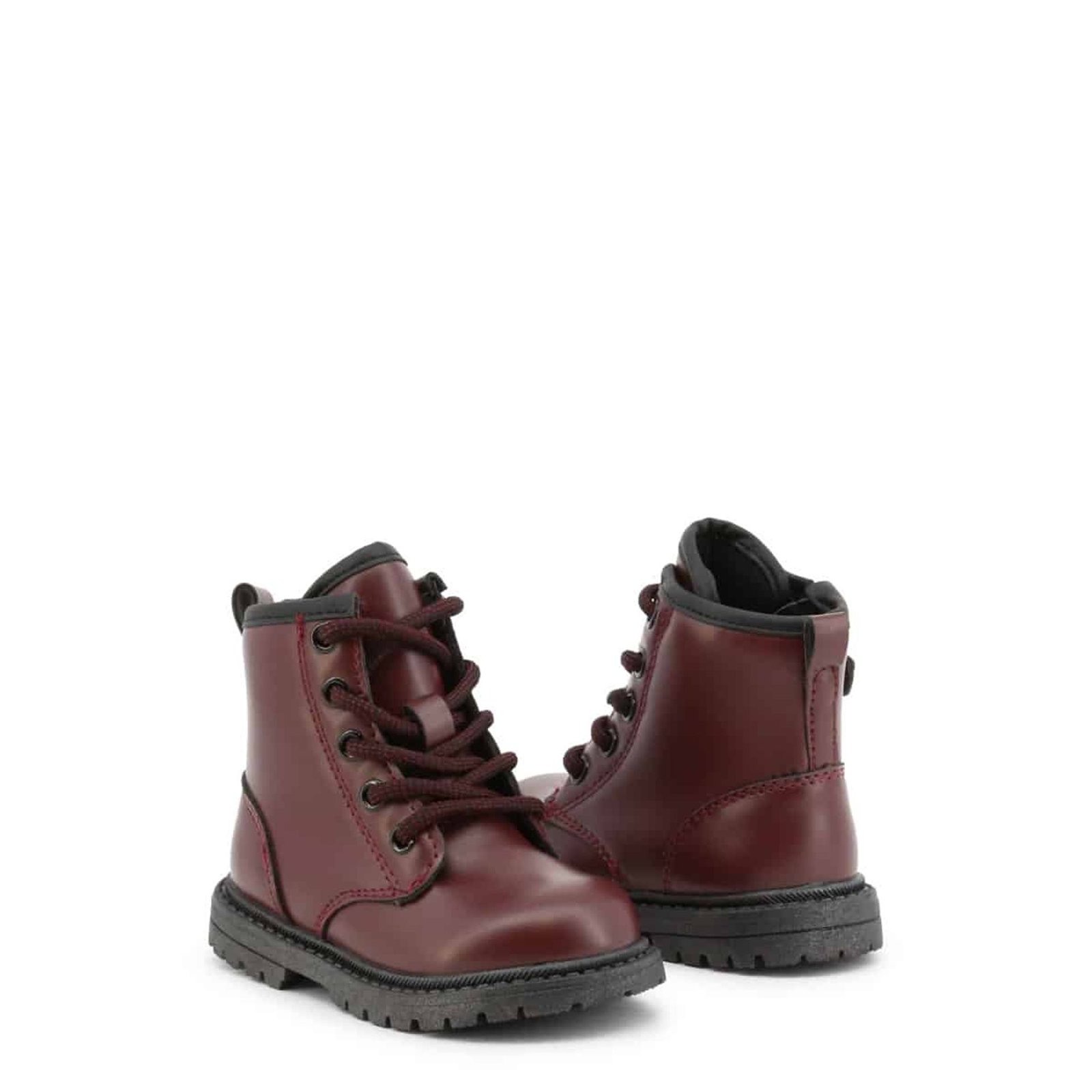 Stivaletto bambina bordeaux forma tonda con zip laterale e memory foam Stivaletti - immagine 2