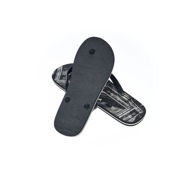 Just Cavalli Beachwear Flip Flops and Slippers Black Men's Shoes - Image 5