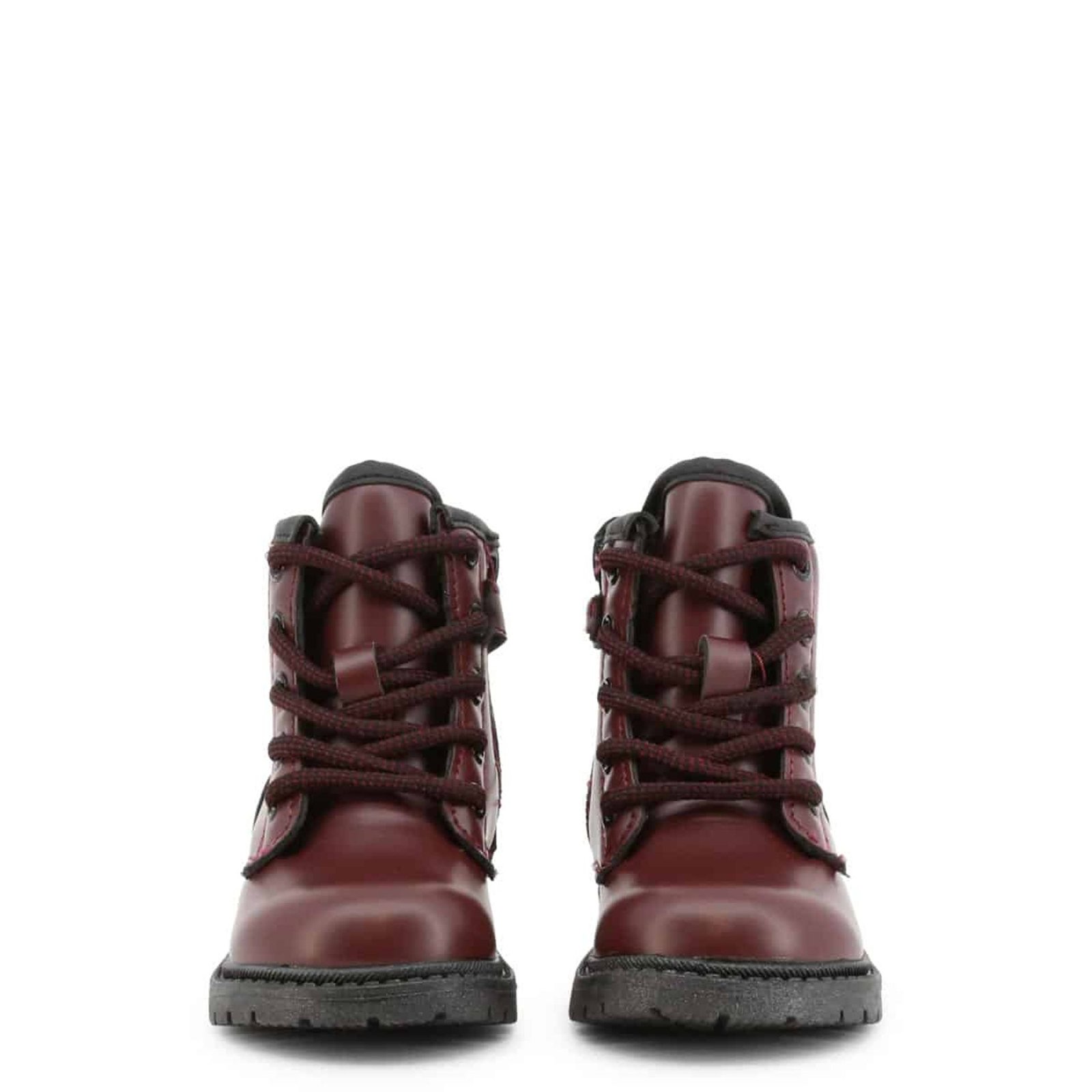 Stivaletto bambina bordeaux forma tonda con zip laterale e memory foam Stivaletti - immagine 4