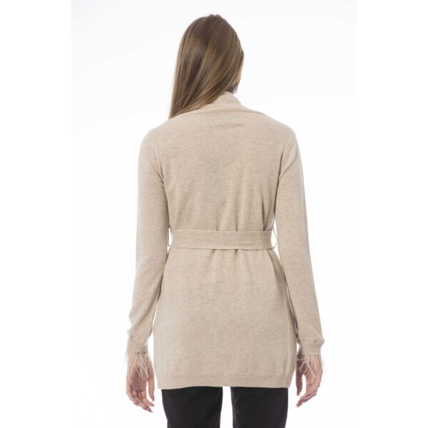 Baldinini Trend Cardigan Donna Avena con Cintura Maglie