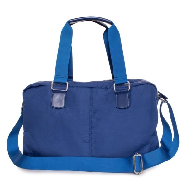 Lamarthe Borsa a Tracolla Sportiva in Tessuto Blu con Tasche Frontali e Manici Rinforzati Borse da viaggio Donna - immagine 3