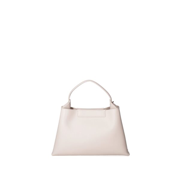 Viola Castellani Borsa in Pelle con Manico Stile Classico e Design Elegante Latte Borse a mano, Donna