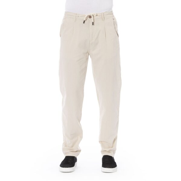 Baldinini Trend Pantaloni BeigeWhite