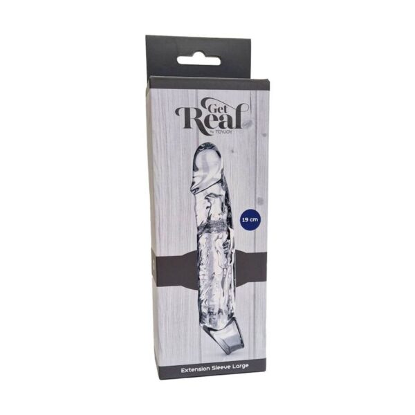 GET REAL - ESTENSIONE LUNGA 19 CM TRASPARENTE - immagine 3