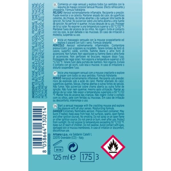 CONTROL - MOUSSE CREMA DA MASSAGGIO ONDE SENSUALI 125 ML - immagine 2