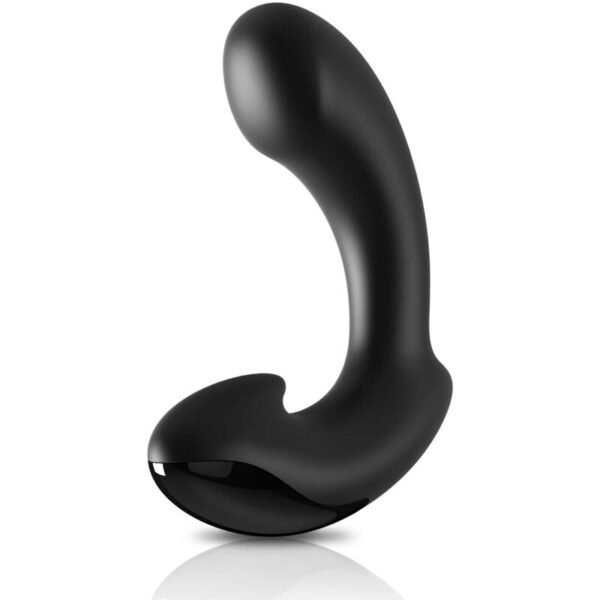 SIR RICHARDS - MASSAGGIATORE PROSTATICO P-POINT IN SILICONE NERO - immagine 2