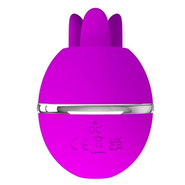 PRETTY LOVE - VIBRATORE IN SILICONE TONDO VIOLA GEMINI BALL - immagine 6