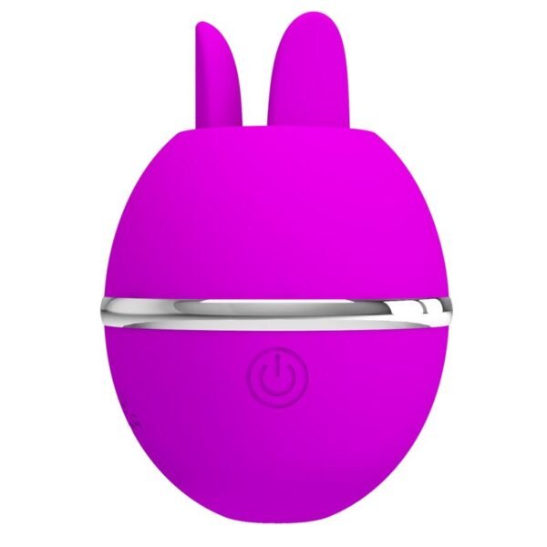 PRETTY LOVE - VIBRATORE IN SILICONE TONDO VIOLA GEMINI BALL - immagine 5