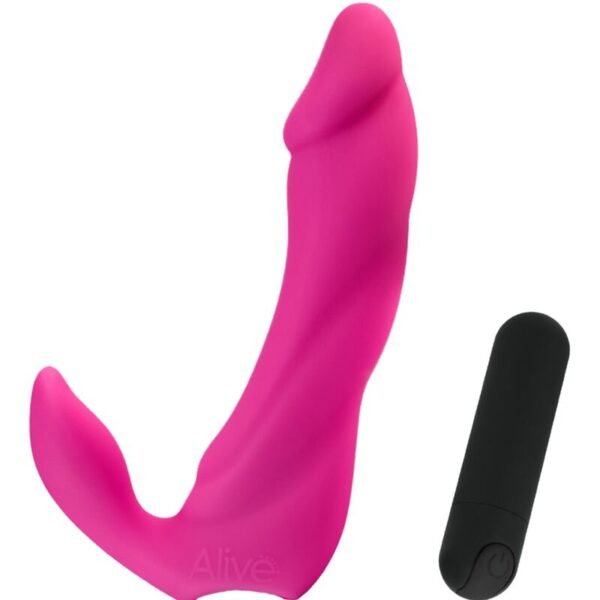 ALIVE - DILDO VIBRATORE BIFUN PRO ROSA 149 CM - immagine 2