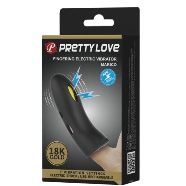 PRETTY LOVE - COPRIDITA PER ELETTROSTIMOLATORE MARICO NERO - immagine 12