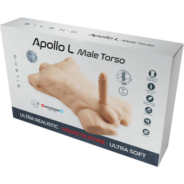 SILEXD - APOLLO L TORSO MASCHILE REALISTICO - immagine 5