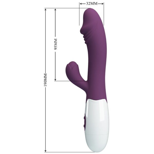 PRETTY LOVE - VIBRATORE SNAPPY G-SPOT VIOLA - immagine 7