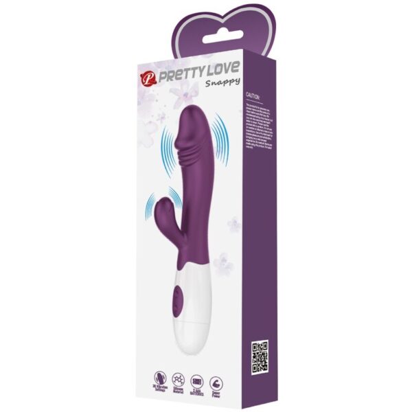 PRETTY LOVE - VIBRATORE SNAPPY G-SPOT VIOLA - immagine 10