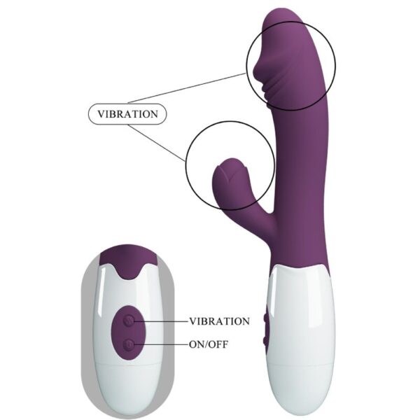 PRETTY LOVE - VIBRATORE SNAPPY G-SPOT VIOLA - immagine 9