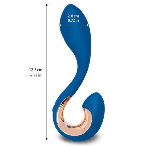 G-VIBE - GPOP 2 VIBRATORE PUNTI G E P BLU INDIGO - immagine 3