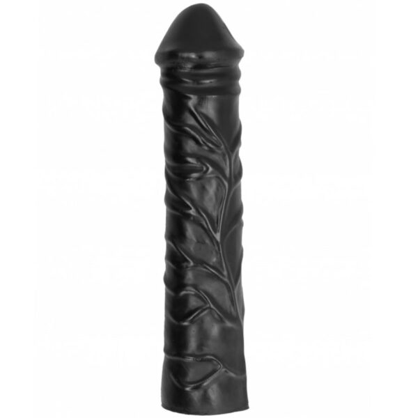 ALL BLACK - DILDO GIGANTE CON PUGNO MORBIDO 32 CM - immagine 2