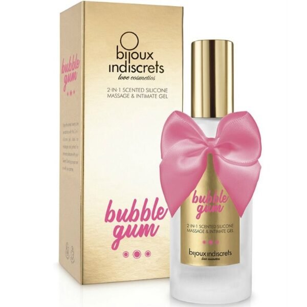 BIJOUX - BUBBLE GUM GEL 2 IN 1 GOMMA SILICONE ALLA FRAGOLA 100 ML - immagine 2