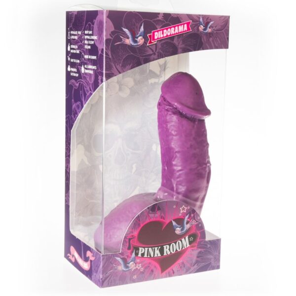 PINK ROOM - ELIAN DILDO REALISTICO VIOLA 17,5 CM - immagine 2