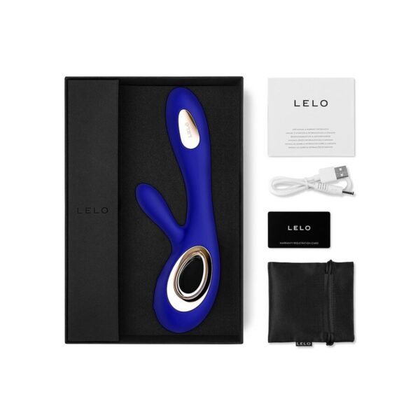 LELO - VIBRATORE SORAYA WAVE CONIGLIO BLU NOTTE - immagine 3