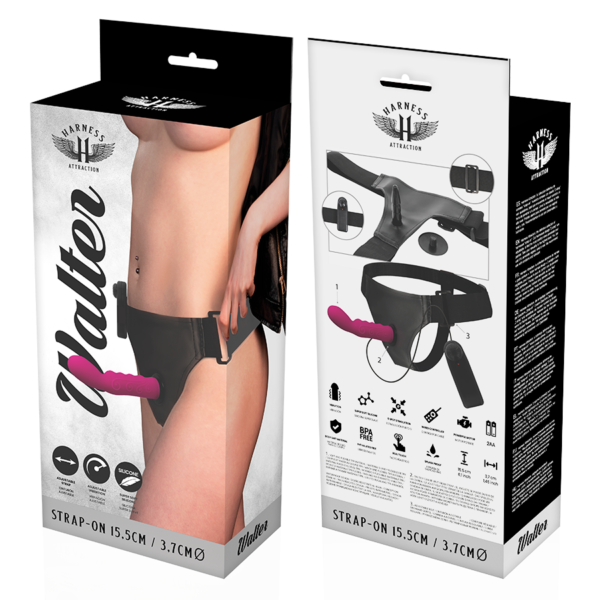 HARNESS ATTRACTION - RNES WALTER CON VIBRAZIONE 15.5 CM -O- 3.7 CM - immagine 7