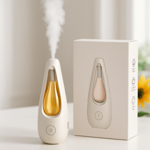 Diffusore di Aromaterapia Ricaricabile con Spray per Oli Essenziali e Deodorante per Ambienti