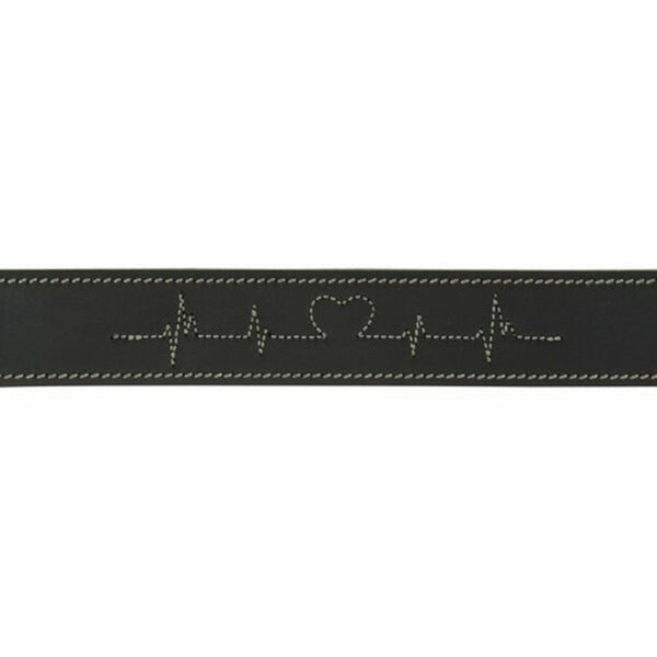 Collare per Cani Trixie Heartbeat Nero S/M 34-40 cm