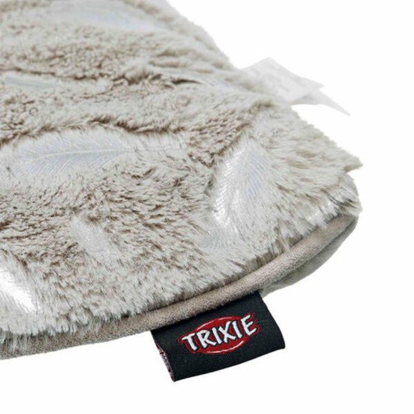 Coperta per Animali Domestici Trixie Feather Grigio Argentato Poliestere 100 × 70 CM