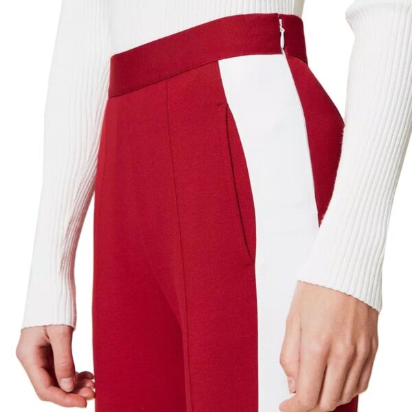 Twinset Pantaloni Rosso Donna