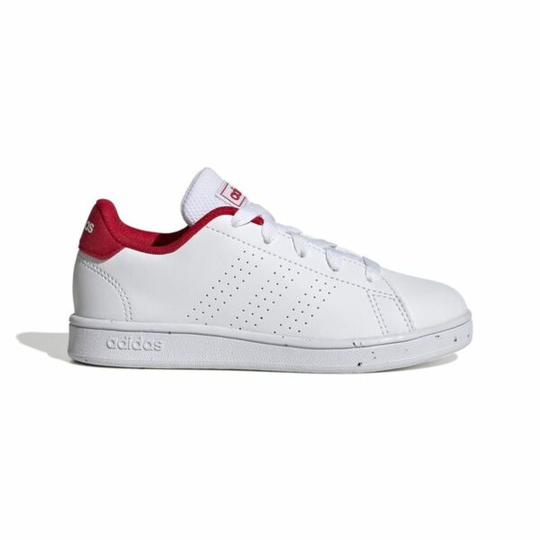 Scarpe da Tennis da Bambino Adidas Advantage Bianco