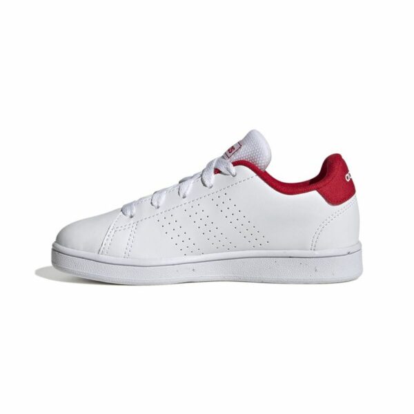 Scarpe da Tennis da Bambino Adidas Advantage Bianco