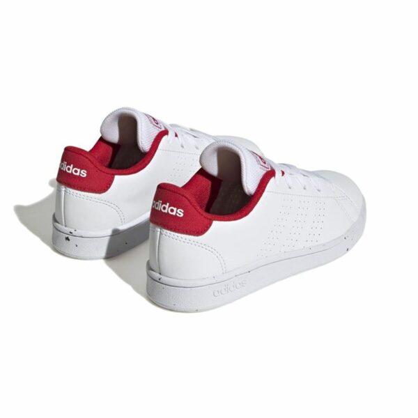 Scarpe da Tennis da Bambino Adidas Advantage Bianco