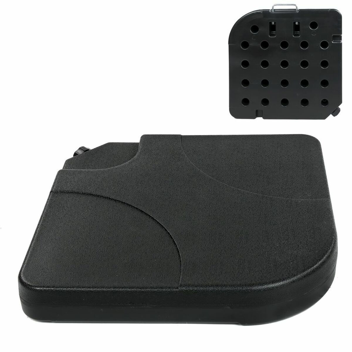 Base per Ombrellone 50 x 50 x 75 cm Nero Polietilene