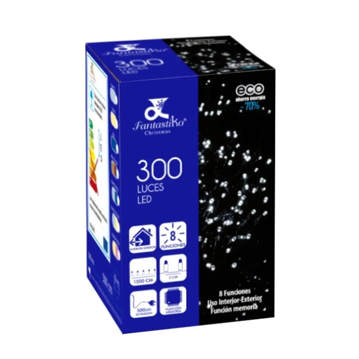 Ghirlanda di Luci LED 15 m Bianco 36 W Natale