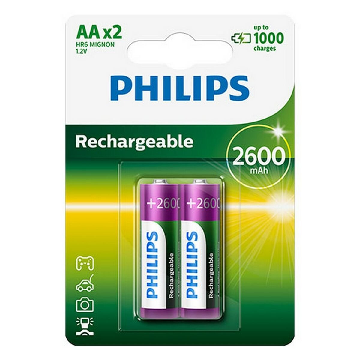 Batterie Ricaricabili Philips R6B2A260/10 12 V