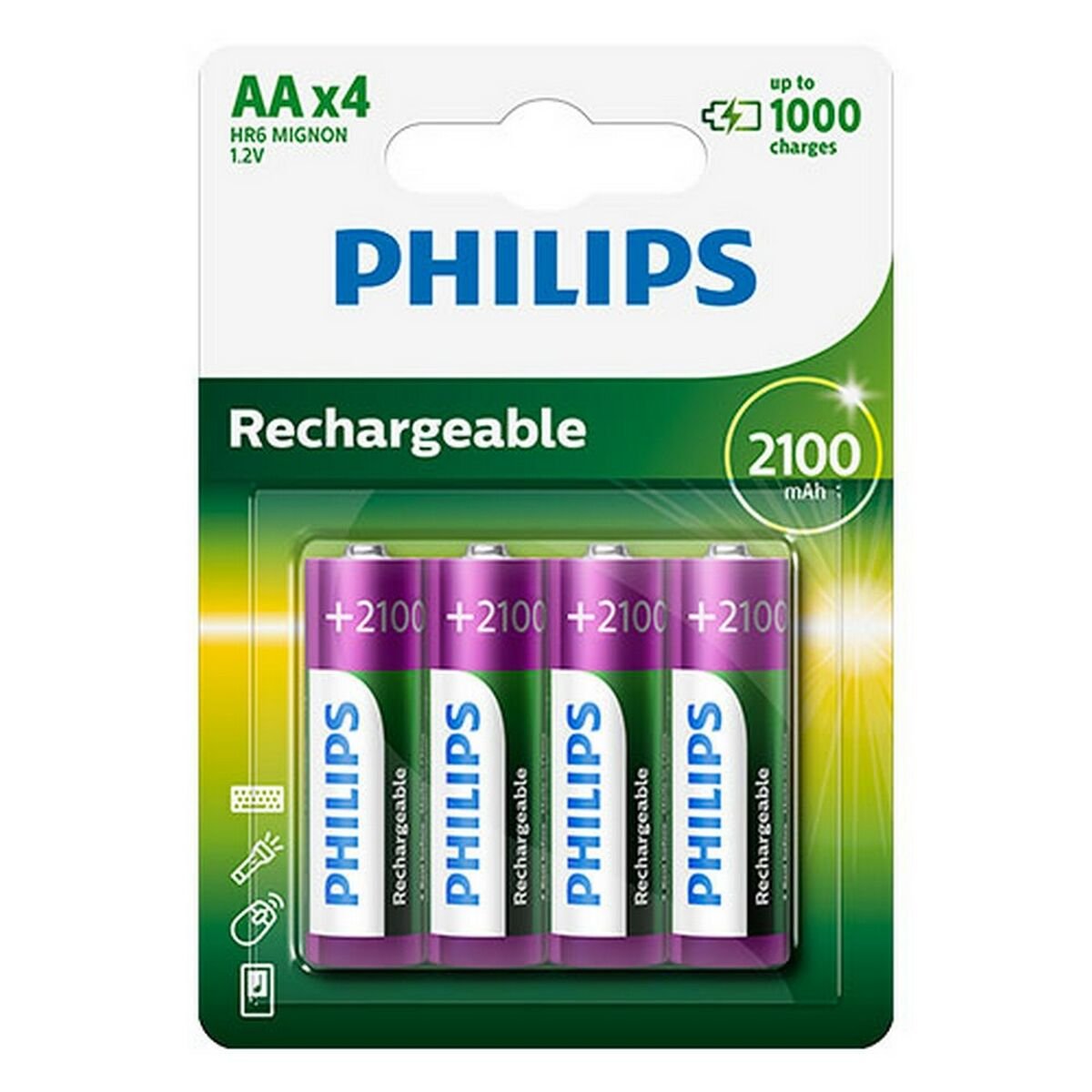 Batterie Ricaricabili Philips R6B4A210/10 12 V