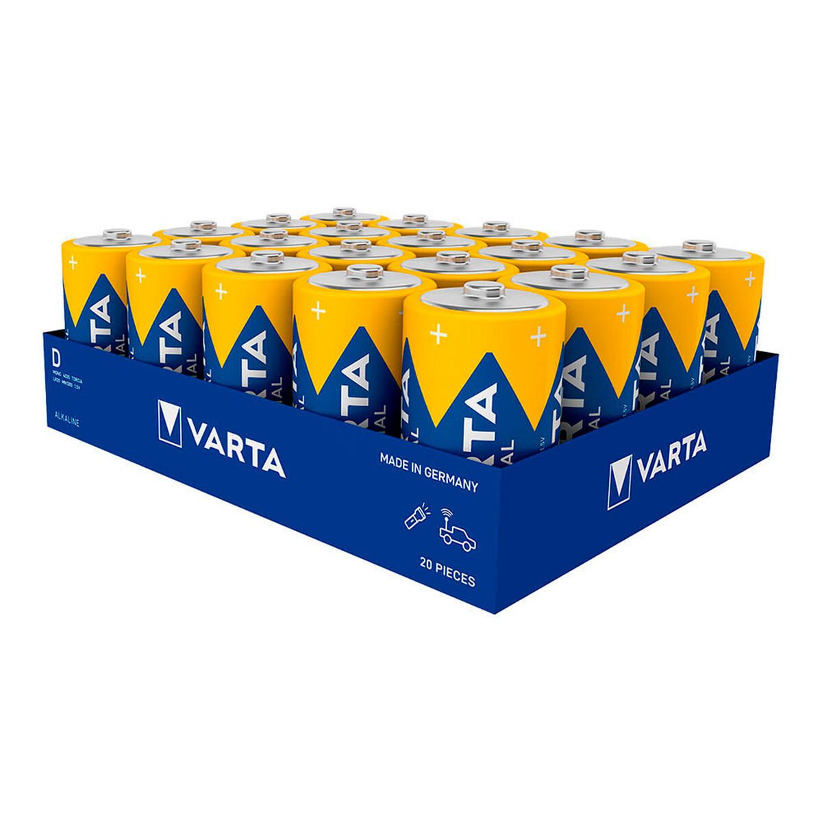 Batterie Varta Industrial Pro LR20 15 V Tipo D (20 Unità)