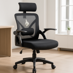 Sedia Ergonomica in Rete con Supporto Lombare – Comfort e Stile per Ufficio & Gaming