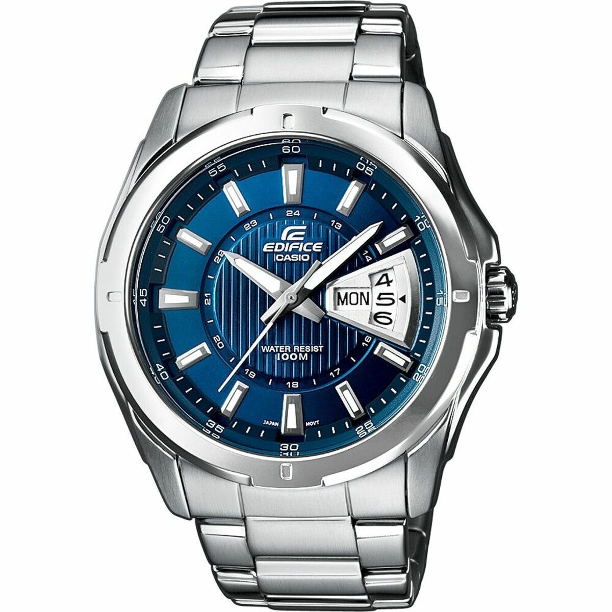 Orologio Uomo Casio EF-129D-2AVEF Acciaio inossidabile Argentato
