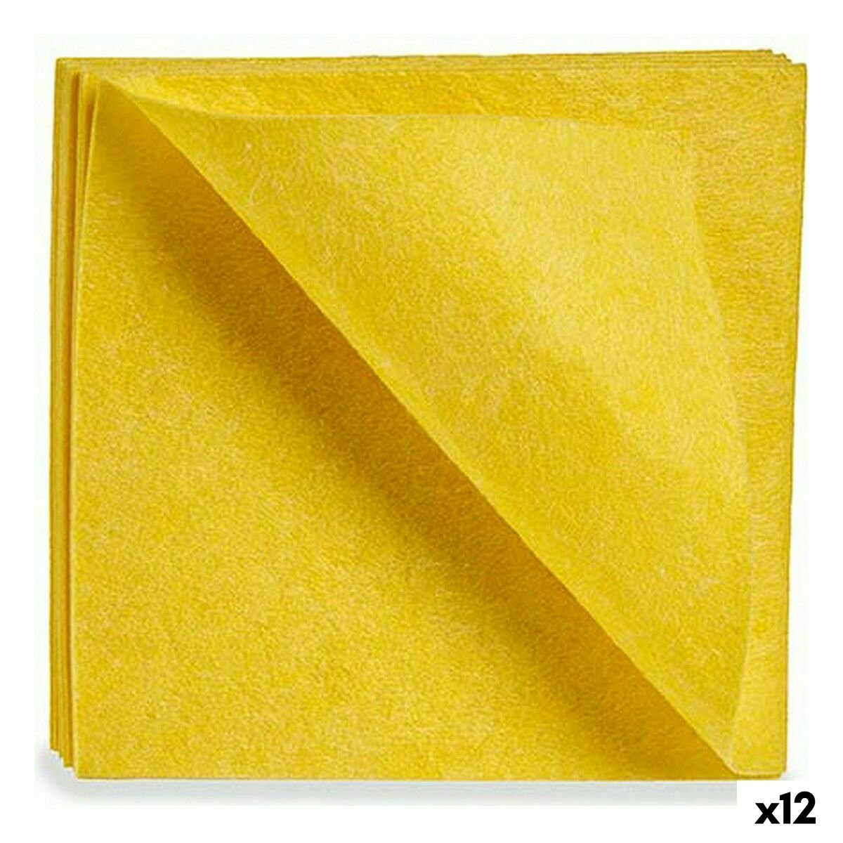 Panni Soffice Giallo 18 x 25 x 20 cm (12 Unità)