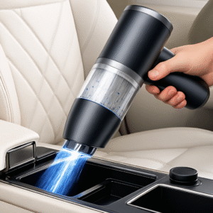 Aspirapolvere Portatile per Auto e Casa – Potente Aspirazione e Soffiatore 2 in 1 Senza Fili
