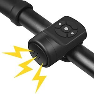 Campanello elettrico bici ricaricabile 120dB impermeabile IPX4 con allarme antifurto